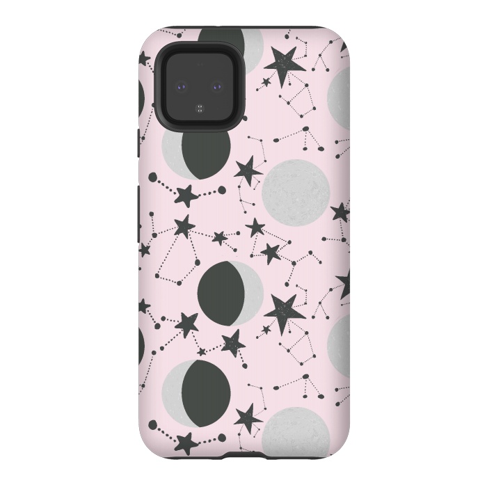 Pixel 4 StrongFit Moon and Stars Dance by  Utart