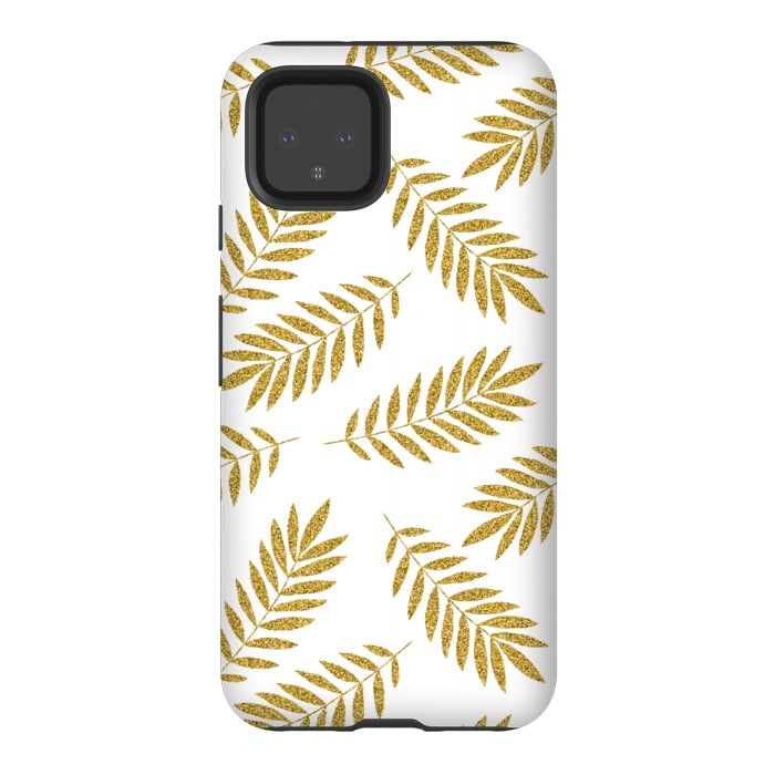Pixel 4 StrongFit Golden Palm by Creativeaxle