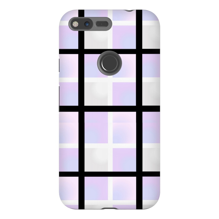 Pixel XL StrongFit black checks pattern by MALLIKA