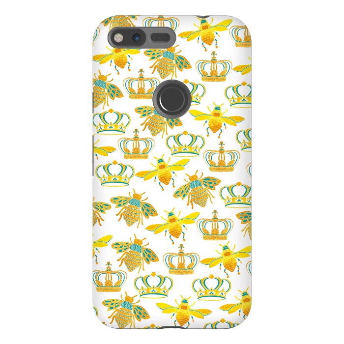 Pixel XL StrongFit Royal Bees by Pom Graphic Design