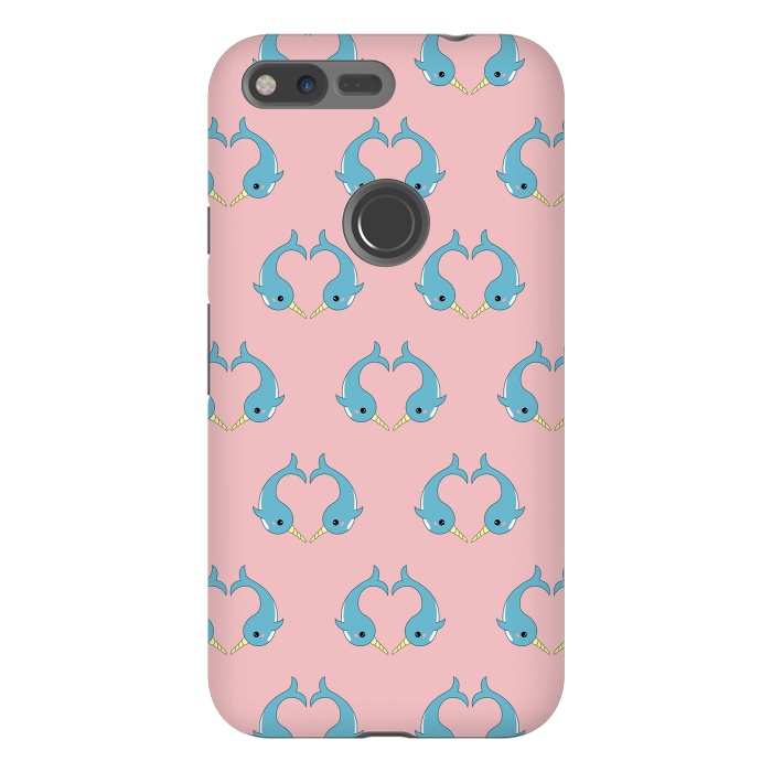 Pixel XL StrongFit narwhal pattern by Laura Nagel