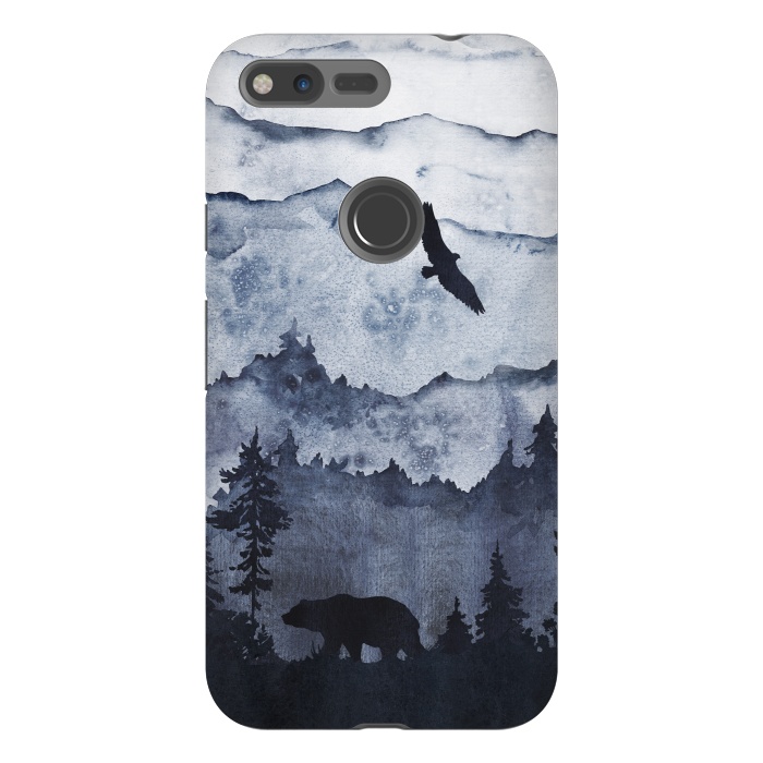 Pixel XL StrongFit The mountains are calling- bear and eagle by  Utart