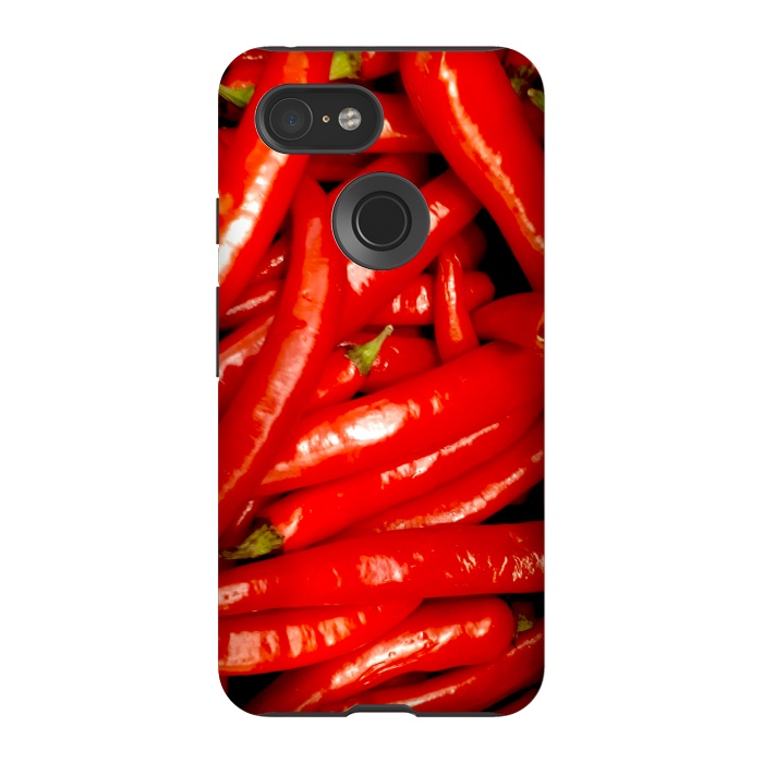 Pixel 3 StrongFit Red Hot Chilly Peppers by BluedarkArt