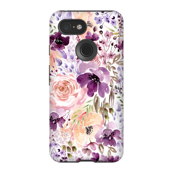 Pixel 3 StrongFit Floral Chaos by Anis Illustration