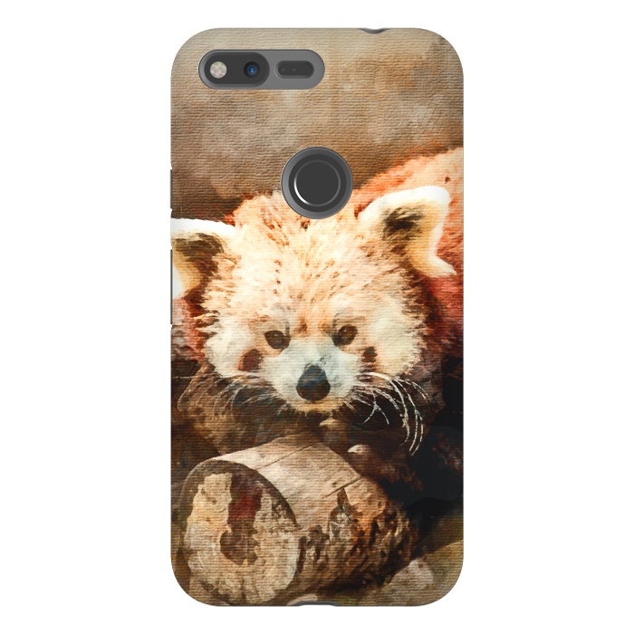 Pixel XL StrongFit Red Panda by Creativeaxle