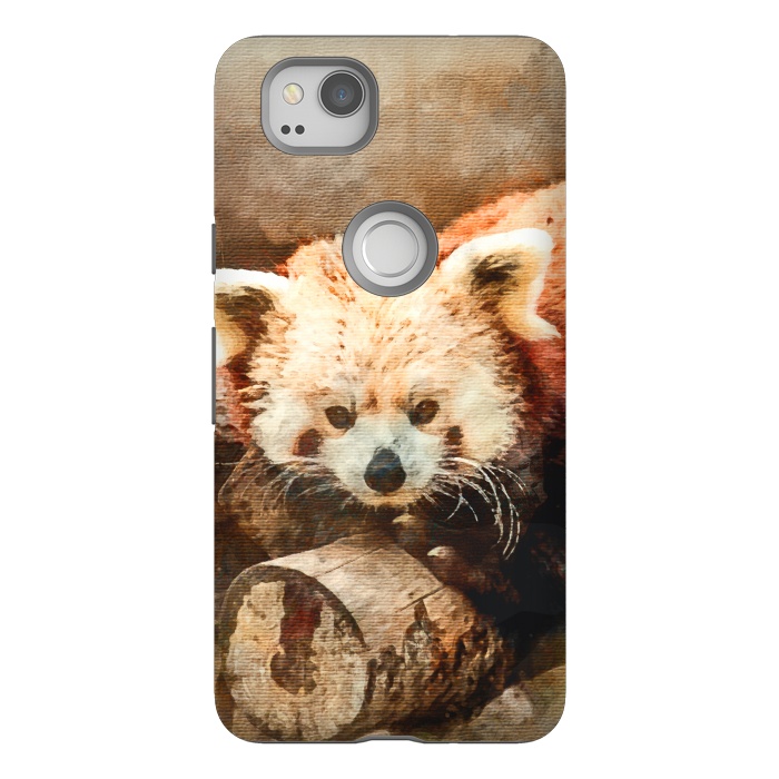 Pixel 2 StrongFit Red Panda by Creativeaxle