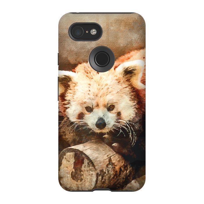 Pixel 3 StrongFit Red Panda by Creativeaxle