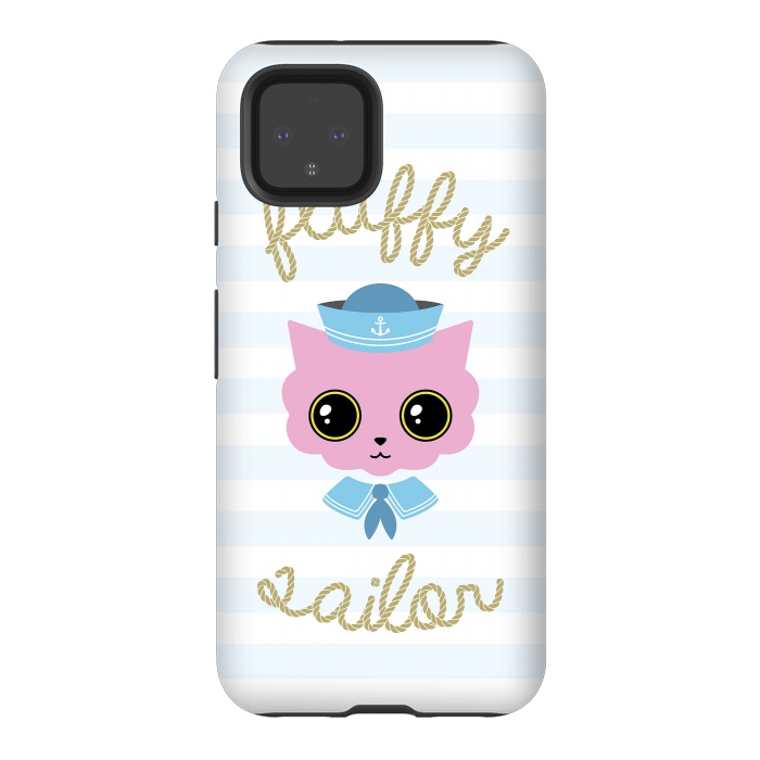 Pixel 4 StrongFit Fluffy sailor by Laura Nagel