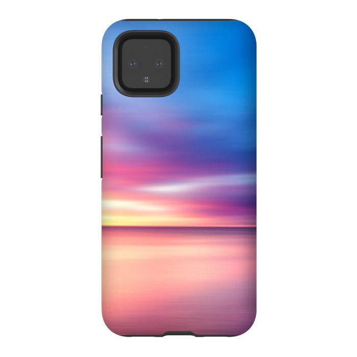 Pixel 4 StrongFit Abstract Sunset V by Art Design Works