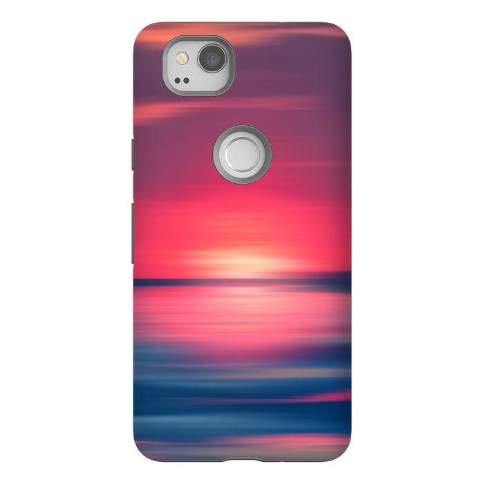 Pixel 2 StrongFit Abstract Sunset I by Art Design Works