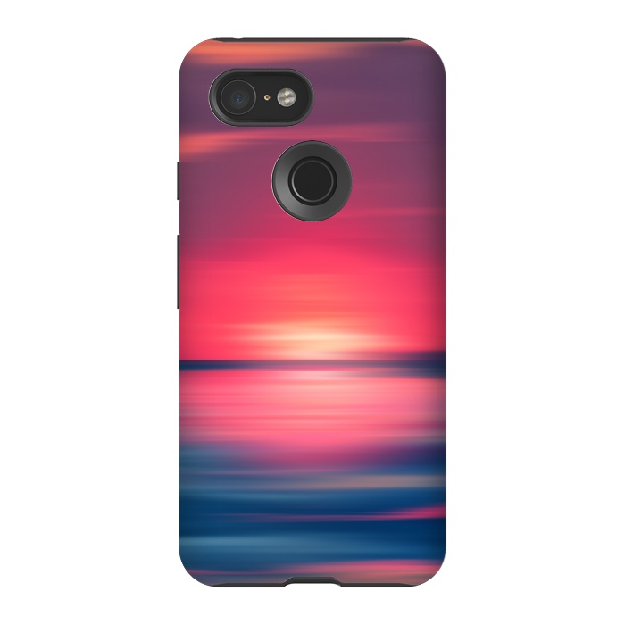 Pixel 3 StrongFit Abstract Sunset I by Art Design Works