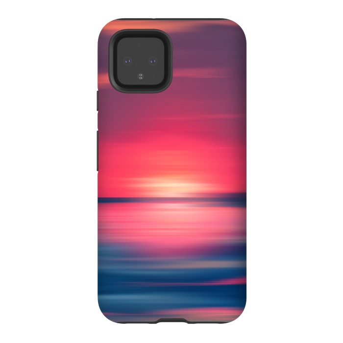 Pixel 4 StrongFit Abstract Sunset I by Art Design Works