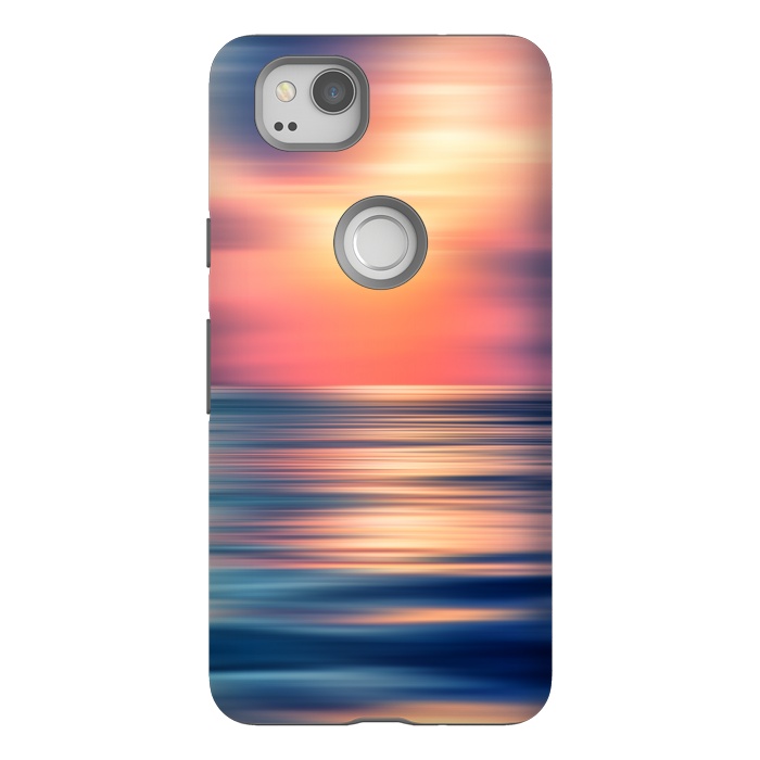 Pixel 2 StrongFit Abstract Sunset II by Art Design Works