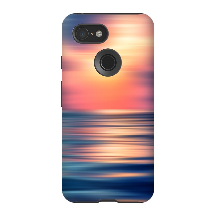 Pixel 3 StrongFit Abstract Sunset II by Art Design Works