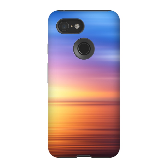 Pixel 3 StrongFit Abstract Sunset IV by Art Design Works