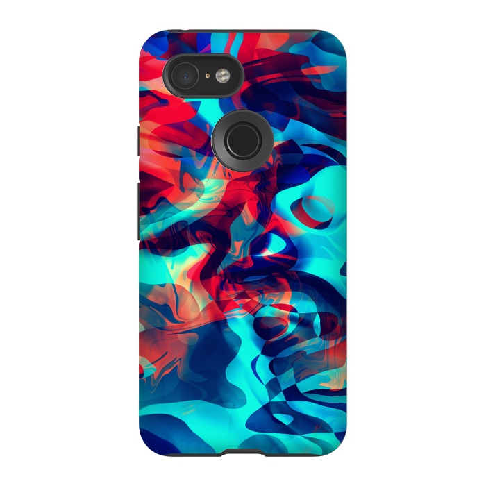 Pixel 3 StrongFit Vivid Abstraction I by Art Design Works