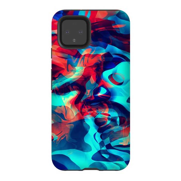 Pixel 4 StrongFit Vivid Abstraction I by Art Design Works