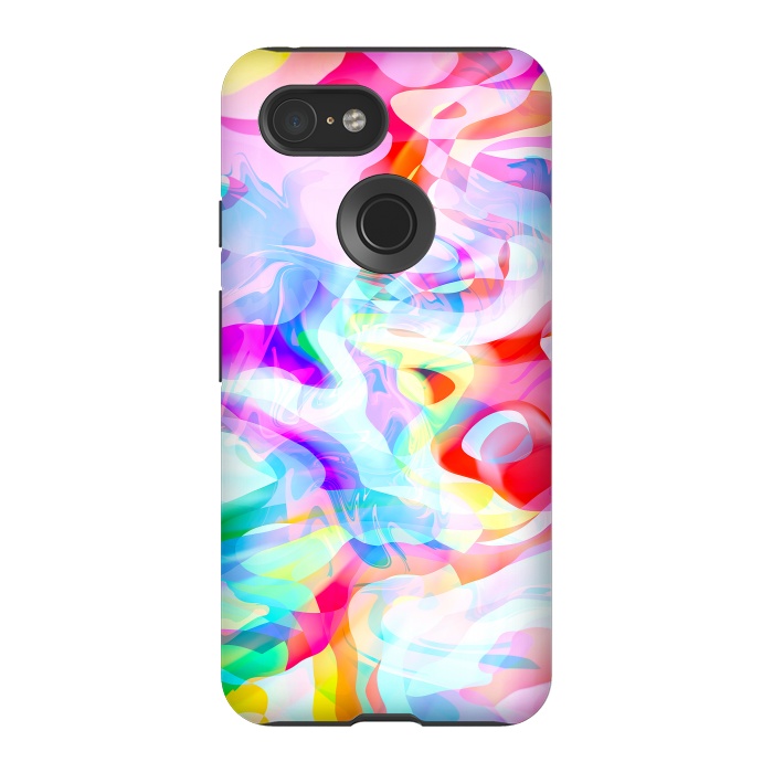 Pixel 3 StrongFit Vivid Abstraction II by Art Design Works