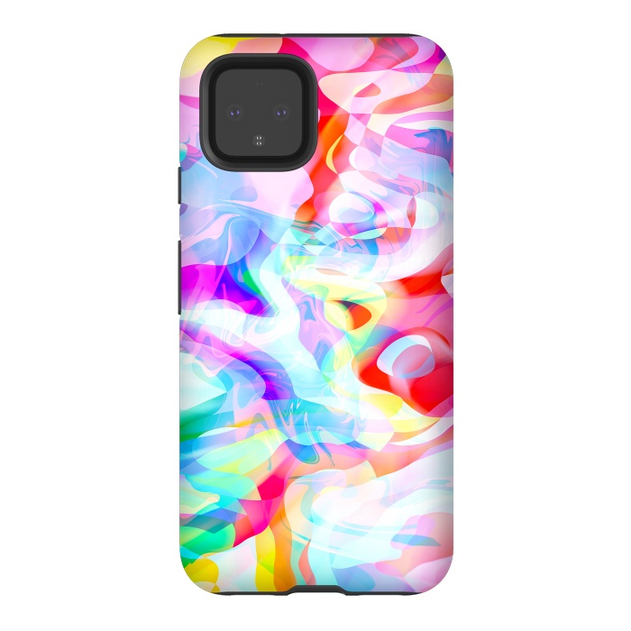Pixel 4 StrongFit Vivid Abstraction II by Art Design Works