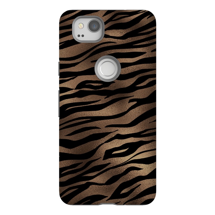 Pixel 2 StrongFit Mocca and Black Tiger Fur by  Utart