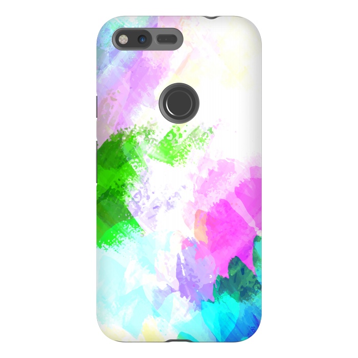 Pixel XL StrongFit Abstract watercolor paint by Bledi