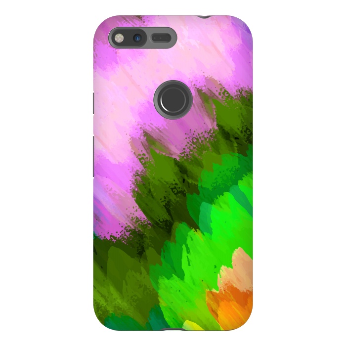 Pixel XL StrongFit Watercolor waterfall, nature by Bledi