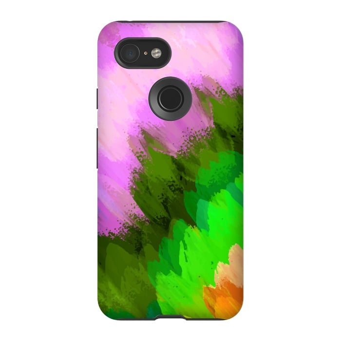 Pixel 3 StrongFit Watercolor waterfall, nature by Bledi
