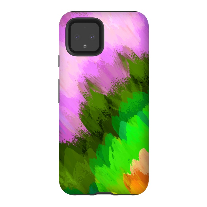 Pixel 4 StrongFit Watercolor waterfall, nature by Bledi