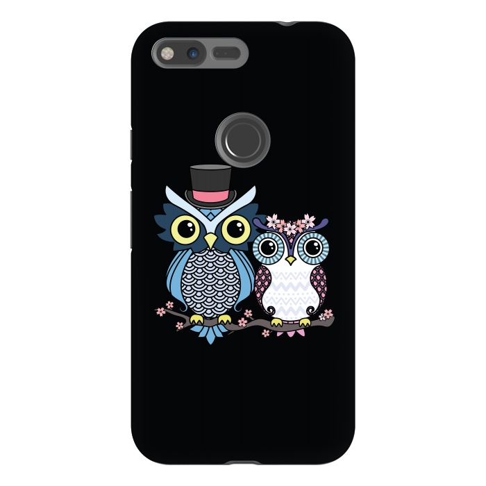 Pixel XL StrongFit Owl love  by Laura Nagel