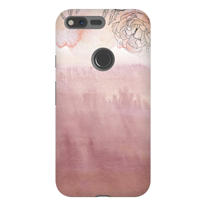 Pixel XL StrongFit Blush ink and florals by  Utart