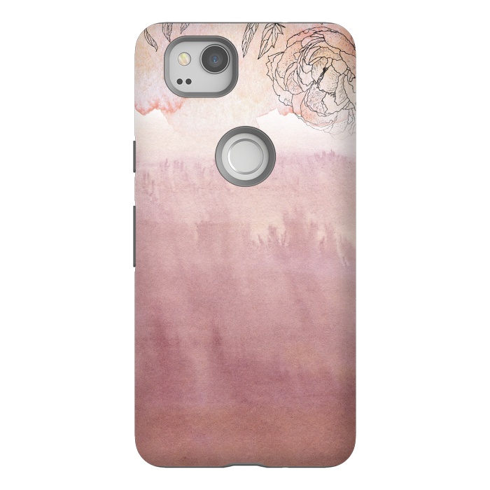 Pixel 2 StrongFit Blush ink and florals by  Utart