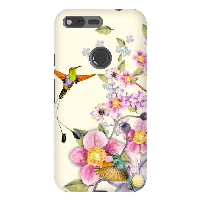 Pixel XL StrongFit Tropical Kingfisher by Creativeaxle