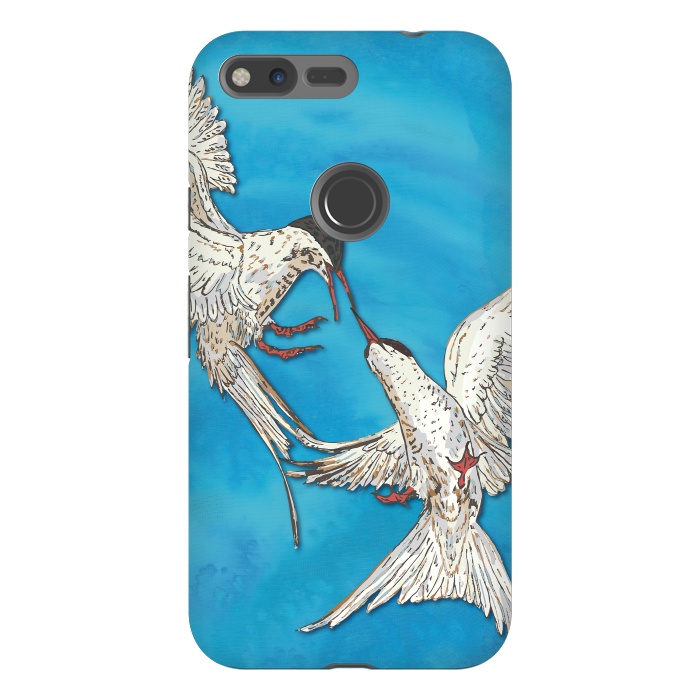 Pixel XL StrongFit Arctic Terns by Lotti Brown
