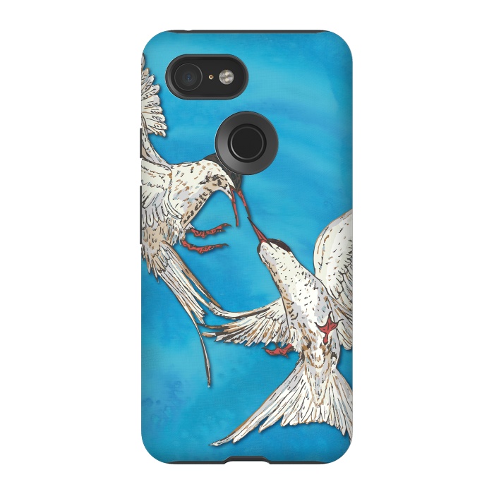 Pixel 3 StrongFit Arctic Terns by Lotti Brown