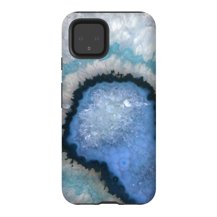 Pixel 4 StrongFit  Blue Agate by  Utart