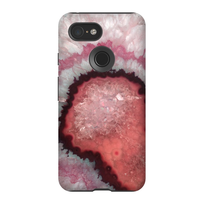 Pixel 3 StrongFit Coral Agate by  Utart