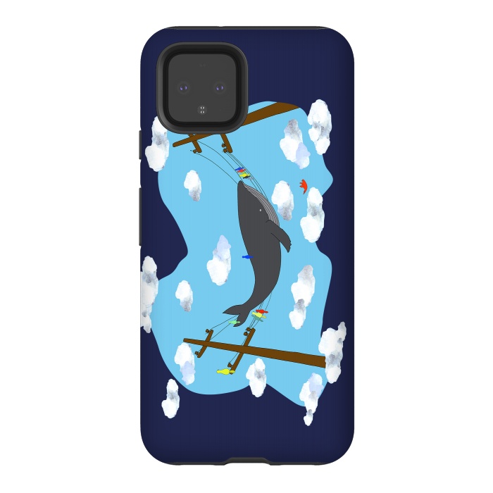 Pixel 4 StrongFit There's Not Always Room For One More ( dark blue ) by Amaya Brydon