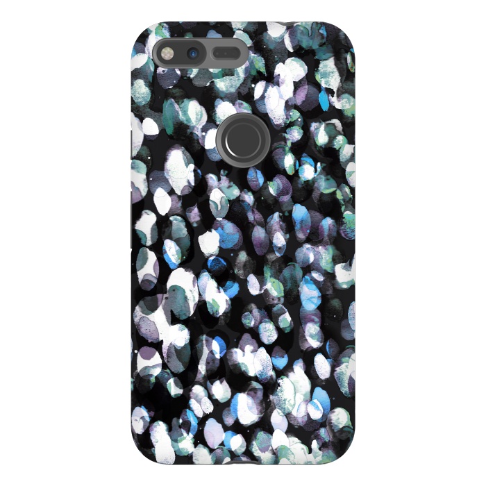 Pixel XL StrongFit Watercolor spotted abstract art by Oana 