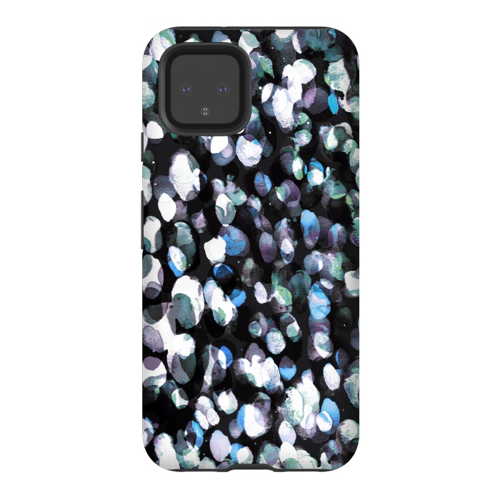 Pixel 4 StrongFit Watercolor spotted abstract art by Oana 