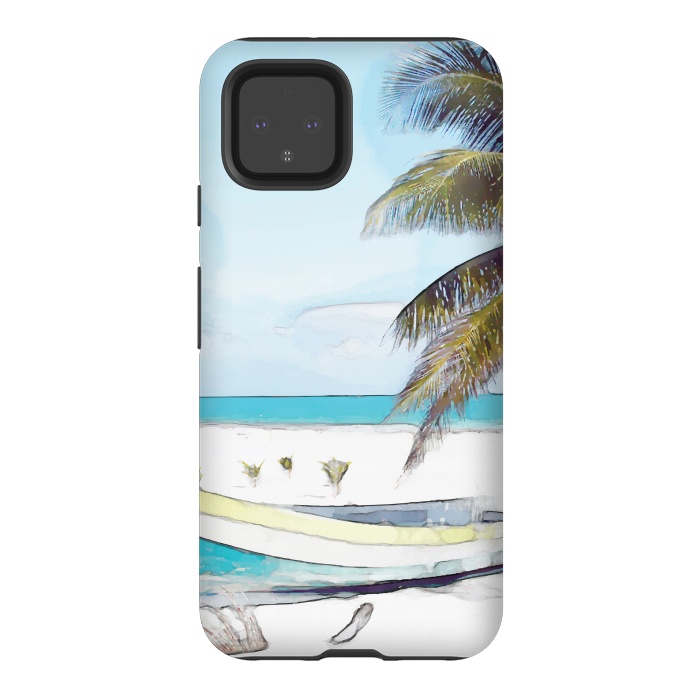 Pixel 4 StrongFit Beach Boat by Creativeaxle