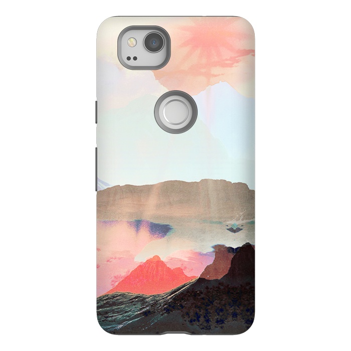 Pixel 2 StrongFit Elegant mountain sunset landscape by Oana 