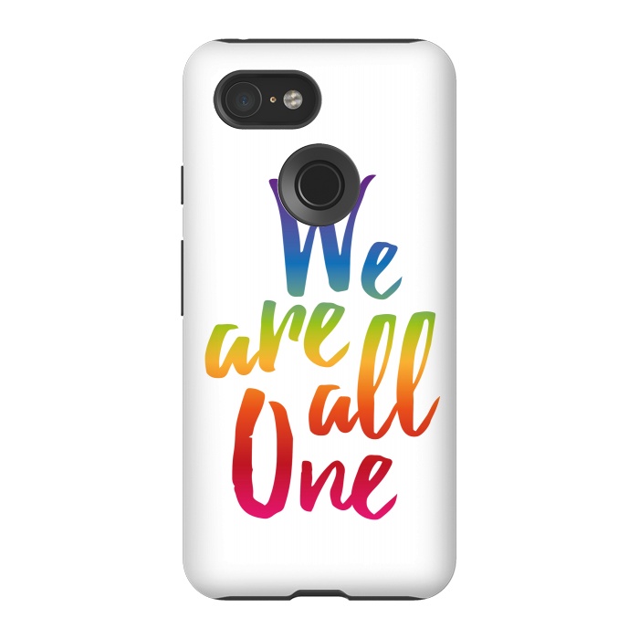 Pixel 3 StrongFit We Are All One Rainbow by Majoih