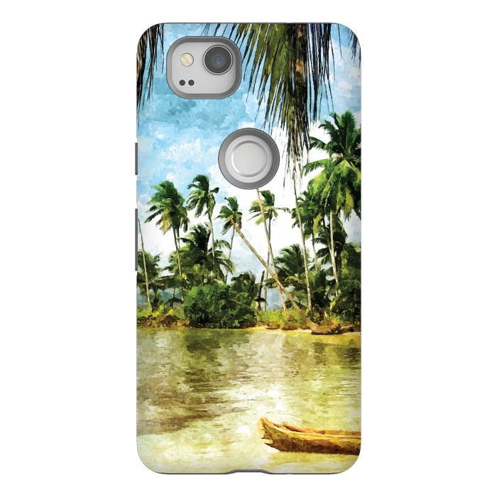 Pixel 2 StrongFit Beach for Love by Creativeaxle