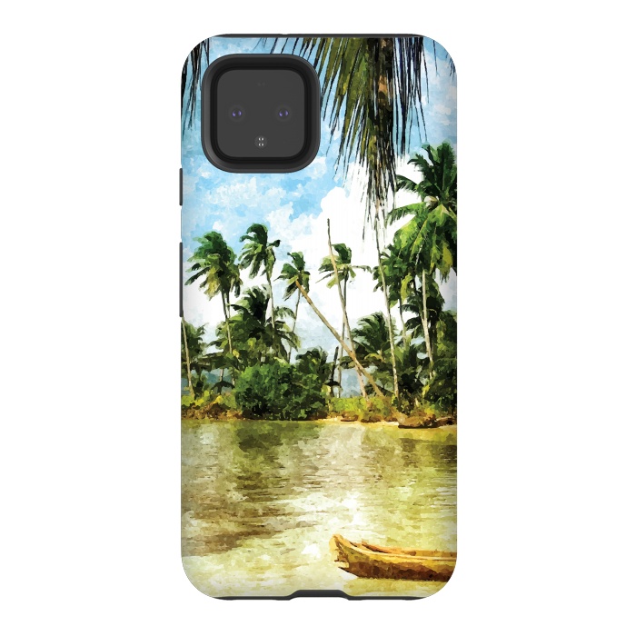 Pixel 4 StrongFit Beach for Love by Creativeaxle