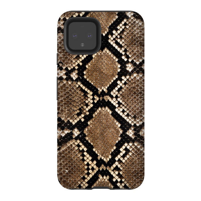 Pixel 4 StrongFit Snake Skin by Carlos Maciel