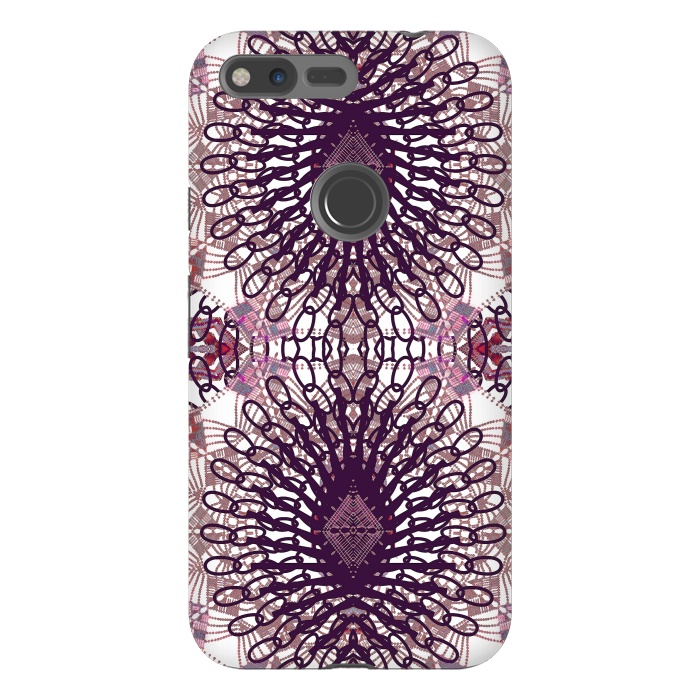 Pixel XL StrongFit Ethnic lace and embroidery mandalas by Oana 