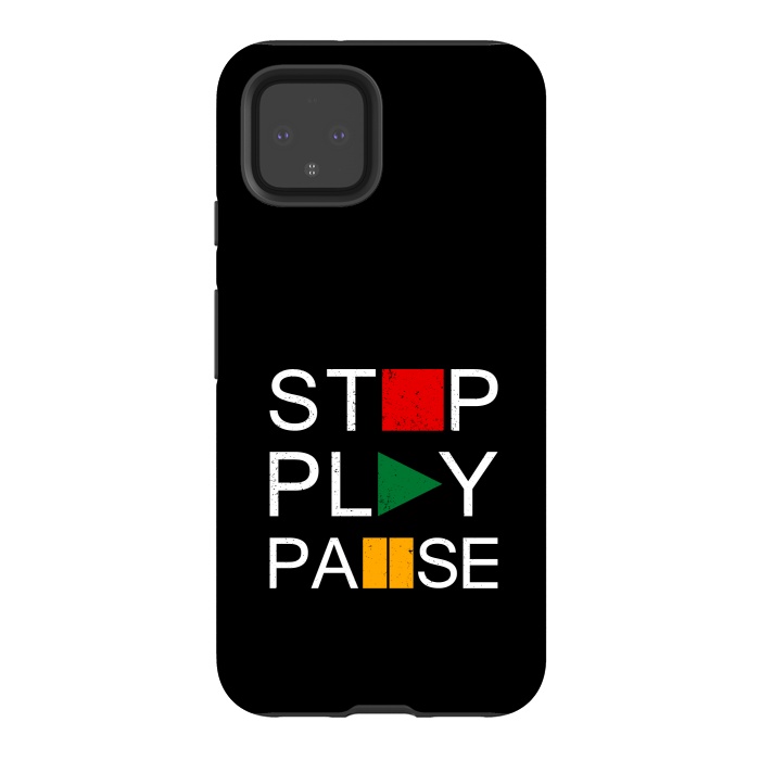 Pixel 4 StrongFit stop play pause by TMSarts