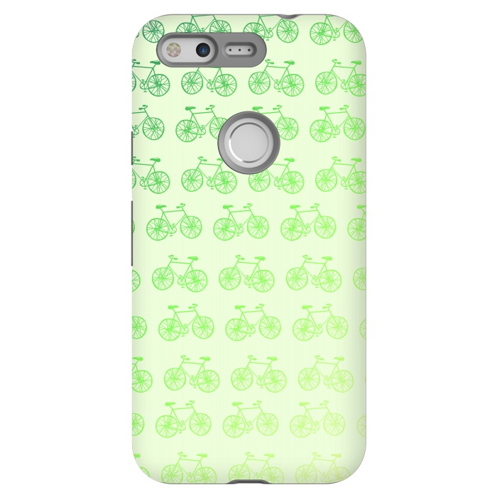 Pixel StrongFit Green Bikes by Carlos Maciel