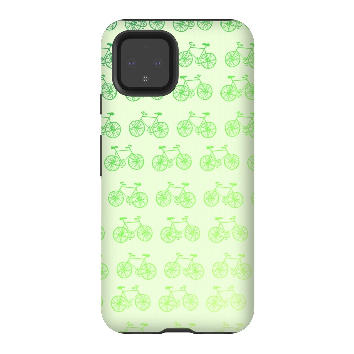 Pixel 4 StrongFit Green Bikes by Carlos Maciel