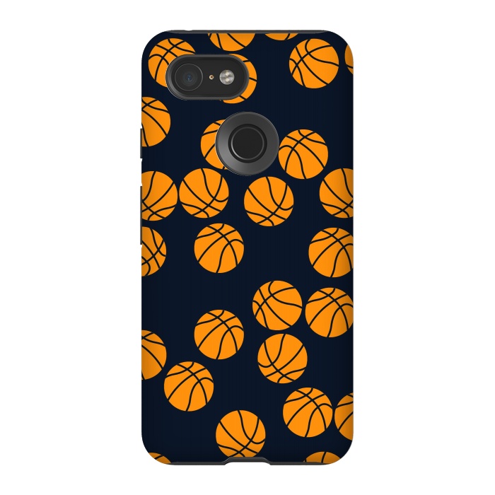 Pixel 3 StrongFit Cute Basketball Print by Karolina